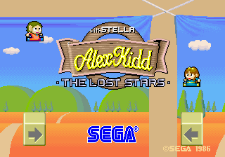 Alex Kidd: The Lost Stars (set 2, unprotected)